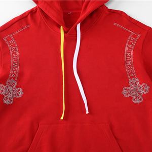 Sweat à capuche personnalisé 350 Gsm poids lourd vieilli Boxy Streetwear Design fermeture éclair de haute qualité 100% coton sweat logo brodé - Product Image 3