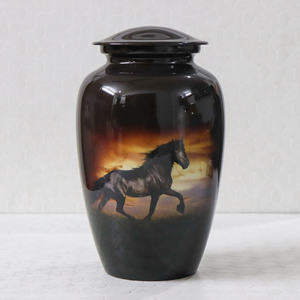 Urnes funéraires en aluminium pour adultes, design moderne et élégant, fabriquées en Inde, pour cendres, urne commémorative, vente chaude - Product Image 2