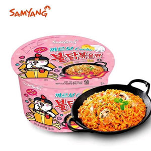 บะหมี่กึ่งสำเร็จรูปซัมยัง คาร์โบนาร่า รสไก่เผ็ด 130 กรัม สำหรับขายต่อ - ผู้จัดจำหน่ายที่เชื่อถือได้สำหรับร้านอาหารเกาหลีและผู้ค้าปลีกขนมขบเคี้ยว - Product Image 5