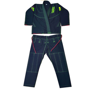 Factory Custom Logo Front BJJ Gi Kimono Training Competition Jiu Jitsu Uniform <b>Boys</b> 100% Cotton Stretch Breathable Lightweight - Product Image 4
