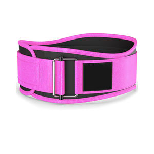 Ceinture de musculation en néoprène rose vif pour femmes, entraînement de force, compression, protection professionnelle, soutien du dos et de la taille - Product Image 1
