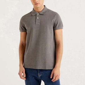 Camisetas Polo con Logotipo Bordado de Diseño Personalizado OEM, Camisetas de Trabajo Casuales de Manga Corta de Algodón Transpirable y Ligero - Product Image 3