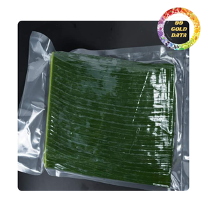 Feuilles de bananier vertes de haute qualité, vente en gros pour l'emballage alimentaire |   Origine Vietnam |   Emballage avec étiquette OEM - Product Image 2