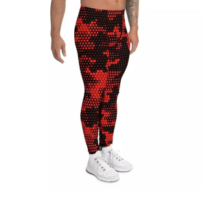 <b>Men's</b> Athletic <b>Compression</b> Leggings Performance Running Gym Workout Stretch Moisture Wicking Training Sports Fitness Base Layer - Product Image 5