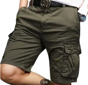 Short cargo de haute qualité pour hommes 100% coton Design décontracté et couleur unie Top Premium pour la vente en gros pas cher Cargo respirant - Product Image 2