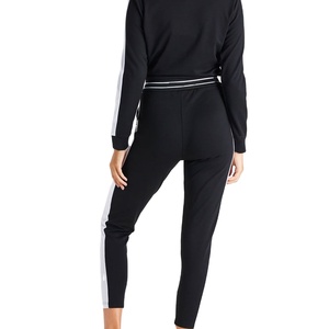 Womens Casual Polyester Fleece <b>Jogger</b> Tracksuit Pants Size Heavyweight <b>Skinny</b> <b>Fit</b> Elastic Drawstring Flat Front Logo - Product Image 5