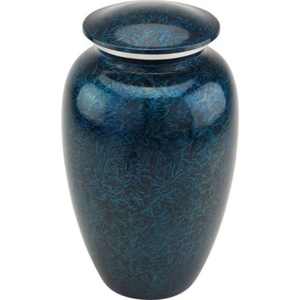 Urne funéraire artistique multicolore élégante avec couvercle ton cuivre pour cendres et commémoration d'adultes - Product Image 2