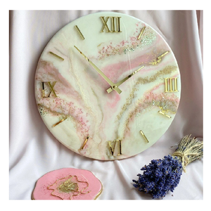 Unique Resin Modern Design <b>Digital</b> Wall <b>Clock</b> with Needle Display and Quartz Movement Affordable for Home Decor and Gifts - Product Image 1