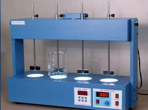 Agitateur à quatre axes SS Manufacture avec contrôle numérique du régime, floconneur électrique, instrument de classe I pour usage en laboratoire. - Product Image 1
