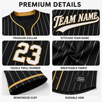Maillot de baseball brodé personnalisé à manches courtes pour hommes adultes, uniforme d'équipe, logo en twill, fabricant de marque privée, entièrement boutonné