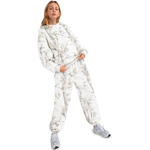 Conjunto Deportivo Estampado para Mujer, Ropa Deportiva Informal a la Moda, Tela Ligera y Suave, Corte Elegante y Moderno, Estampado para Uso Diario - Product Image 3