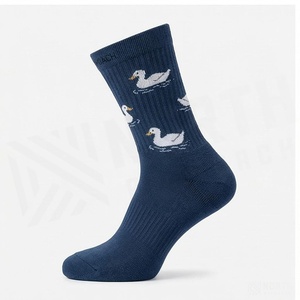 Chaussettes NORTH APPROACH à motif canard bleu, respirantes, tricotées pour adultes, décontractées, saison printemps - Product Image 3