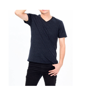 T-shirts de haute qualité pour hommes, logo personnalisé, 100% coton, col en V, coupe classique, séchage rapide, respirant, ECHO EDGE APPAREL, streetwear - Product Image 4