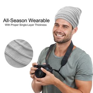 Unisex <b>Winter</b> Warm Knit Beanie Hat Slouchy Baggy Skull <b>Cap</b> in 5 Colors - Product Image 5