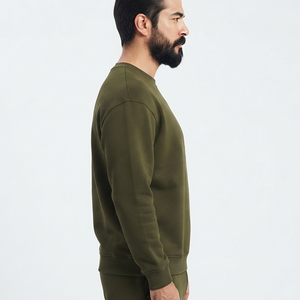 <b>High</b> Quality <b>Men's</b> Pullover Sweatshirts Customized Logo Embroidery 100% Cotton Fleece Eco-Friendly Custom Color Casual <b>Sweater</b> - Product Image 2