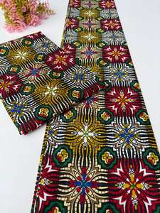 Tela de Algodón con Estampado Africano Ankara Vibrante para Confección de Ropa, Manualidades y Moda, por Hitjem Export Island Supplier - Product Image 3