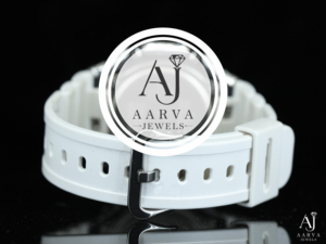 Reloj Mecánico de Alta Calidad con Esfera Blanca, Bisel de Cristal, Correa de Goma, Aspecto de Diamante, Resistente al Agua, Reloj de Pulsera de Lujo - Product Image 2