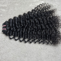 Arrow Exim Mèches de cheveux indiens Remy bouclés à la vapeur, traités, 100g, provenance multiple, double trame machine, pour tissage de cheveux du Tamil Nadu