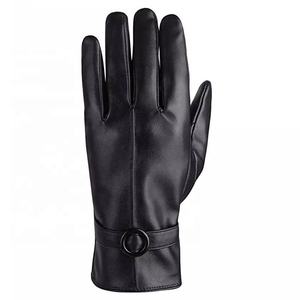Sheep Leather Ladies Fashion <b>Gloves</b> / Ladies Dressing <b>Gloves</b> Dressing <b>Long</b> Pu Leather <b>Gloves</b> for Women - Product Image 2