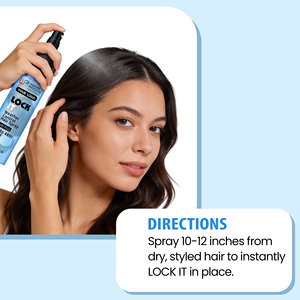 Laca para el cabello OEM/ODM Hairstyle LOCK IT Weather Control con fijación de hasta 48 horas, antifrizz, 8.25 oz a precio de mayoreo con etiqueta privada - Product Image 3