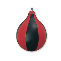 Ballon de vitesse double extrémité de haute qualité, sac de frappe lourd, en PU durable, portable, en cuir premium