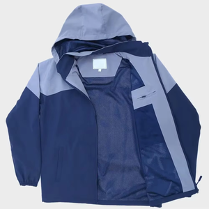 High Quality Mens Oversize Waterproof 100% Nylon Solid Color Windbreaker <b>Jacket</b> Zip Men Breathable <b>Jackets</b> - Product Image 1
