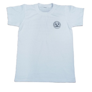 Promoción al por mayor niños jóvenes adultos tamaño poliéster algodón mezcla camiseta para promoción maratón sorteo grupo eventos función - Product Image 1