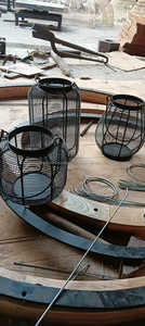 Espejo con marco de hierro de vidrio de calidad de arte de pared de Metal rectangular de estilo moderno para dormitorio, sala de estar, decoración de habitación de invitados directa - Product Image 5