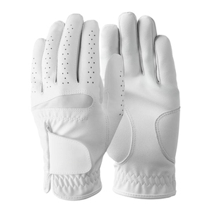 Gant de golf en cuir véritable pour droitier, antidérapant, unisexe, blanc, haute qualité, vente en gros - Product Image 2