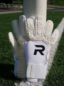 Gants de gardien de but professionnels personnalisés de haute qualité, très demandés, en caoutchouc pour l'extérieur, Blue Eagle Sports, fermeture auto-agrippante. - Product Image 2