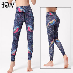Leggings de Yoga con Estampado Europeo y Americano, Ajustados, Levanta Glúteos, Color Digital, Cintura Alta y Compresión Abdominal - Product Image 5