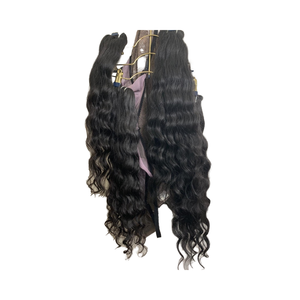 Extensiones de cabello Remy indio virgen 100% cabello humano natural negro suave rizado estilo directo de distribuidores de stock - Product Image 1