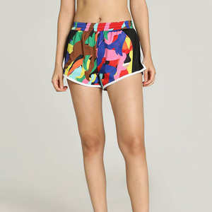 Shorts Deportivos para Mujer, Transpirables, de Secado Rápido, Cintura Elástica, para Correr, Gimnasio, Ropa Deportiva de Verano - Product Image 1