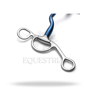 Bridon de cheval Mullen à gueule basse argentin, équipement d'équitation - Product Image 4