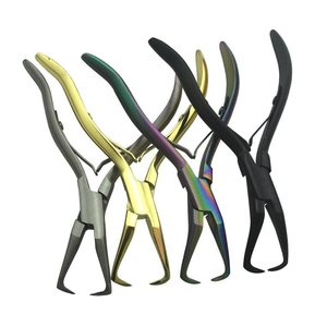 Kit de Herramientas de Acero Inoxidable Profesional de Alta Calidad para Extensiones de Cabello, Color Plateado Plasma, para Uso Comercial - Product Image 5