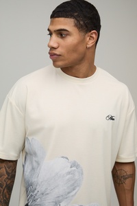 Camiseta Personalizada para Hombre con Serigrafía, Diseño Gráfico OEM, Manga Corta, Estilo Urbano, Cuello Redondo, Prenda de Moda Informal - Product Image 3