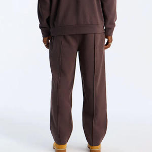 Pantalon de survêtement marron pour homme, taille élastique avec cordon de serrage, décontracté, pour l'automne, avec poches latérales, en tissu tricoté respirant - Product Image 6