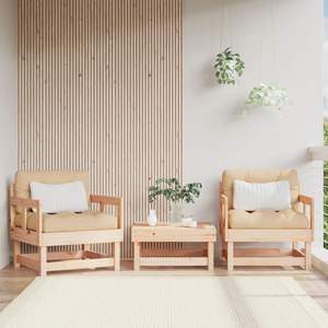 Silla de Jardín Modular de Madera de Pino Sólido, Diseño Estándar Natural - Product Image 1