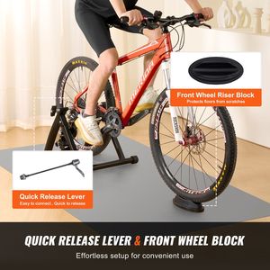 Magnetic Stationary Bike Trainer <b>Stand</b> 26\" 29\" Wheel Noise Reduction Flywheel Motor Portable <b>Cycling</b> Trainer Hub Motor for - Product Image 4