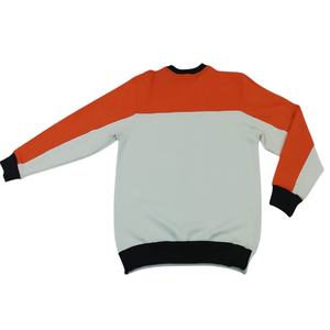 Sudadera casual de algodón grueso con mangas en contraste para hombre, manga larga con puños acanalados en contraste - Product Image 6