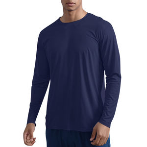 Camiseta de compresión de manga larga para hombre, de secado rápido, de spandex, para deportes, running y entrenamiento, tipo rash guard. - Product Image 1