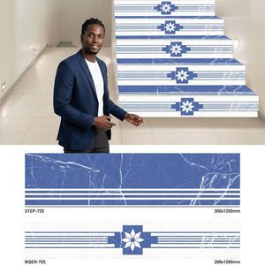 กระเบื้องปูพื้นกันลื่น Vistaar ขนาด 200x1200 มม. สำหรับบันไดภายนอก รุ่น Firebrick Porcelain Step Riser Tiles - รับประกัน 5 ปี ผิวด้าน ป้องกันการลื่น สำหรับโครงการส่งออก - Product Image 1