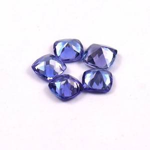 Tanzanite Calibrated Loose Gemstone For Jewellery Making Faceted December Birthstone Natural Cushion Cut Tanzanite Jewelry - Product Image 3