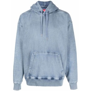 Sweat-shirts à capuche unis en coton 100% pour hommes, couleur unie, effet délavé, grande taille, épaules tombantes, service OEM, pull à capuche délavé pour hommes - Product Image 5