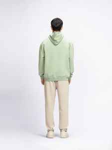 Sudaderas Verdes para Hombre - 100% Algodón, 300 Gramos, Invierno, Sólidas, Casuales, con Logotipo Frontal, Beneficios Gratis Después del Pedido - Product Image 3