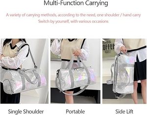 Quality Custom Logo Durable Lightweight <b>Waterproof</b> <b>Drawstring</b> Duffle <b>Bag</b> Gym School Travel Promotional Print Large Capacity <b>Bags</b> - Product Image 4