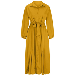 Abaya pour femmes musulmanes, style décontracté tendance, respirant, léger, séchage rapide, manches longues, motif uni, haute qualité, dernière collection - Product Image 1
