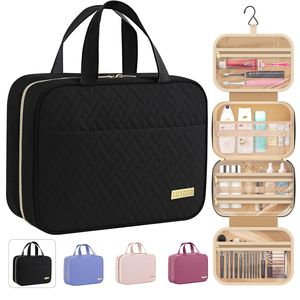 HOTOR Borsa da Toilette da Appendere per Donne e Uomini, Borsa da Viaggio per il Trucco con Ampio Scomparto per Organizzazione e Conservazione - Product Image 1