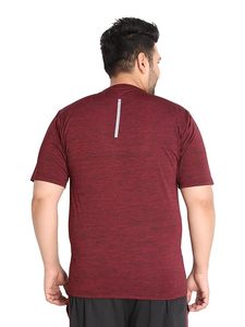 T-shirt en polyester pour homme, grande taille, toucher doux, effet soie, mode décontractée, manches courtes, haute élasticité, équipement sportif - Product Image 1