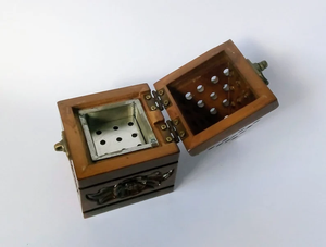 Wooden Incense Burner <b>for</b> Home Yoga Meditation <b>Charcoal</b> Incense Holder - Product Image 4